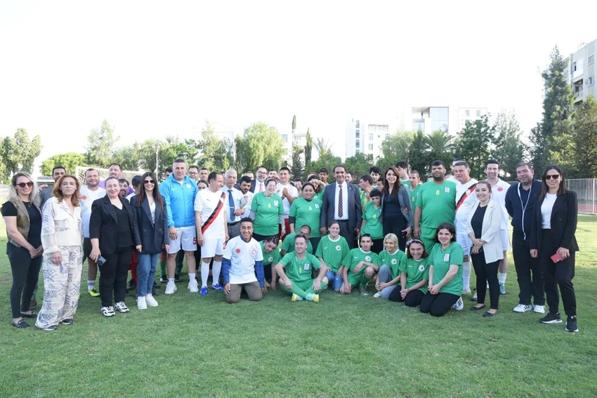 Engelliler Haftası dostluk futbol karşılaşması